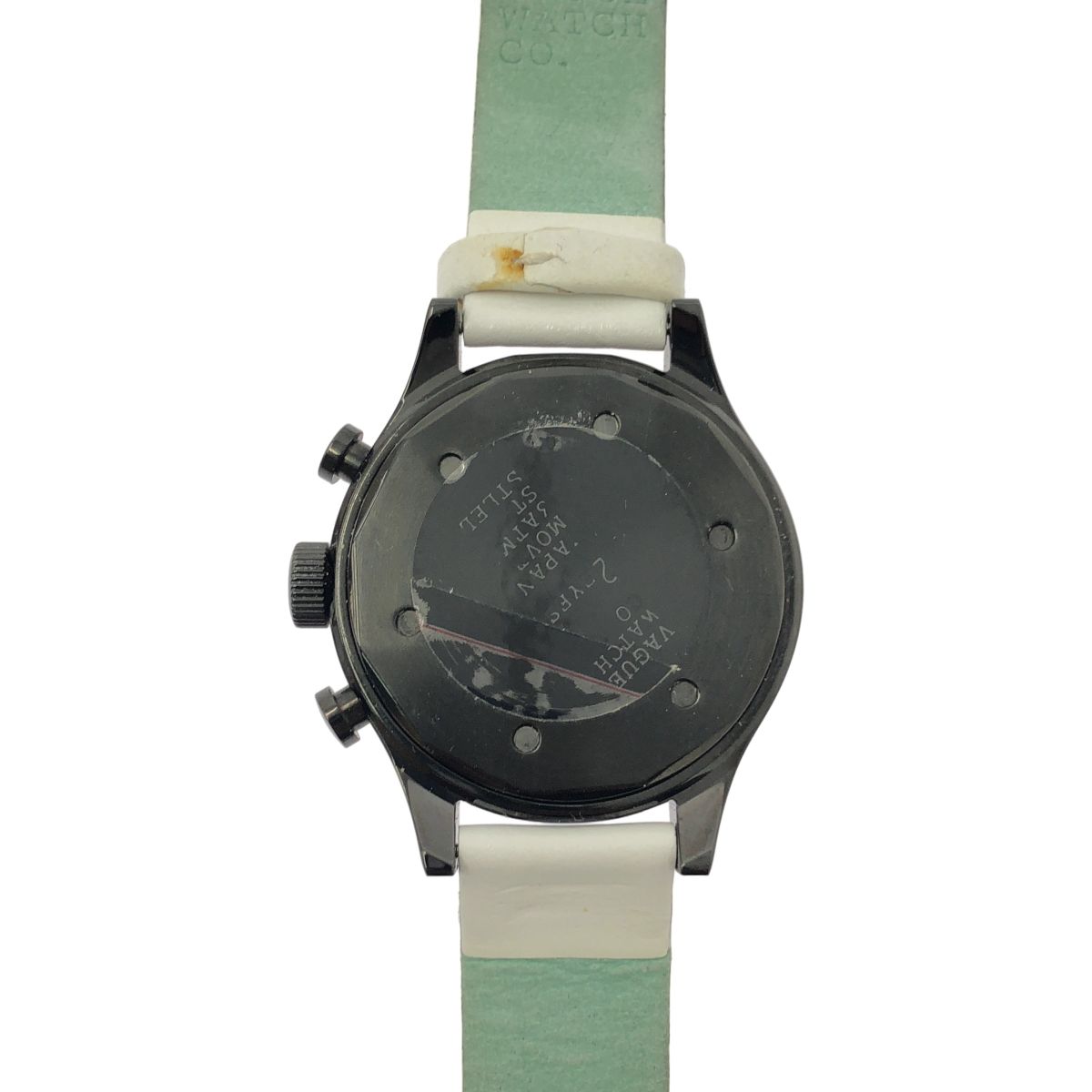 VAGUE WATCH CO. クロノグラフ ブラック　2EYES ヴァーグウォッチ VAGUE WATCH Co. 腕時計 2EYES（ツーアイズ