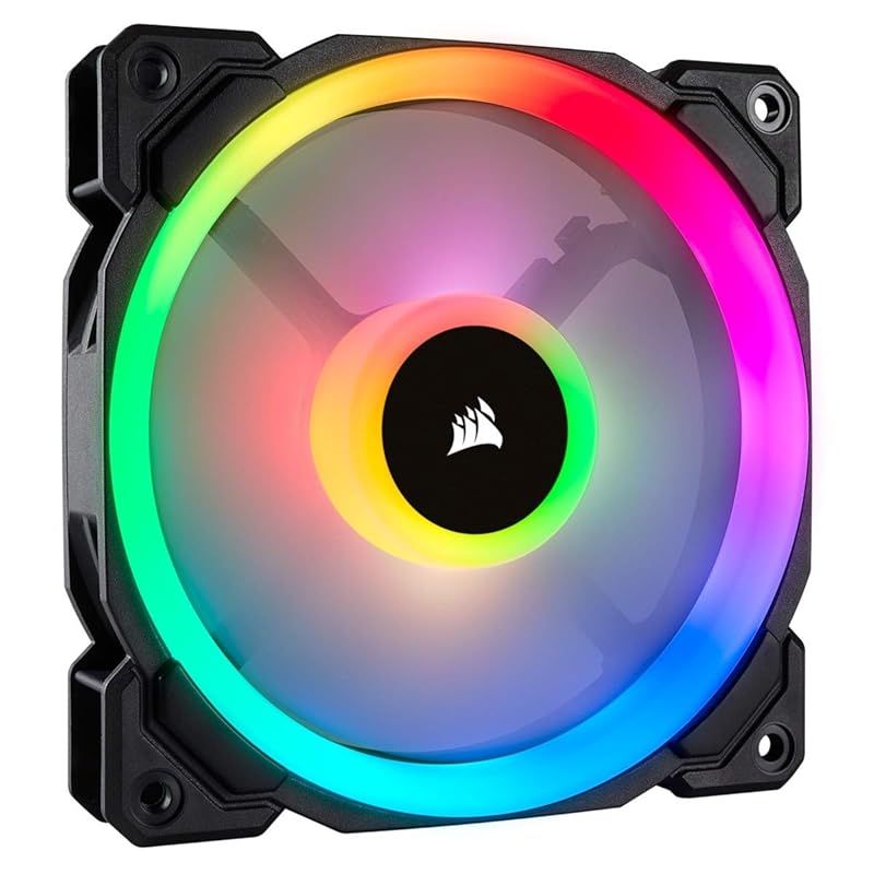 Corsair LL120 RGB Single Pack PCケースファン [120mm径 RGB搭載] FN1140 CO-9050071-WW デスクトップ対応