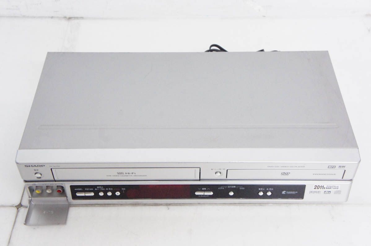 DV-NC750 溶い シャープVHSビデオ一体型DVDプレーヤー