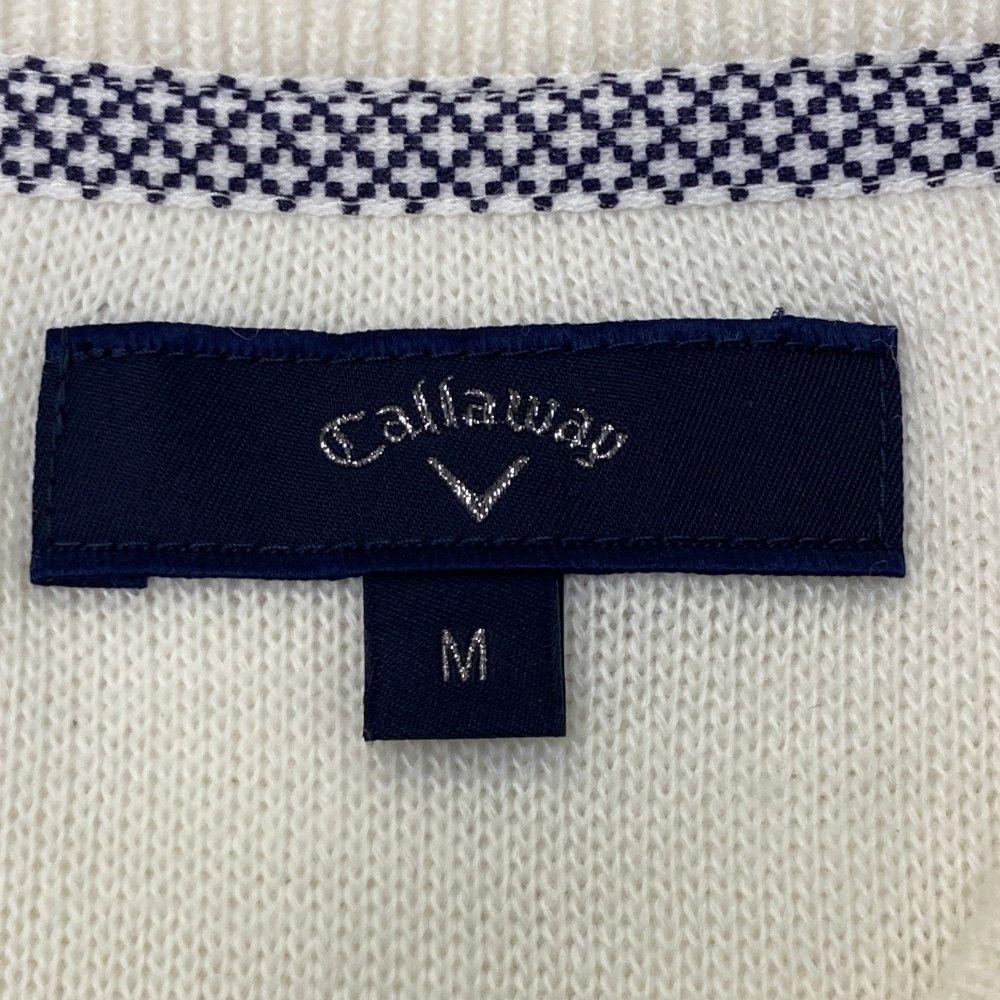 サイズ：M CALLAWAY キャロウェイ ニットベスト アーガイル柄