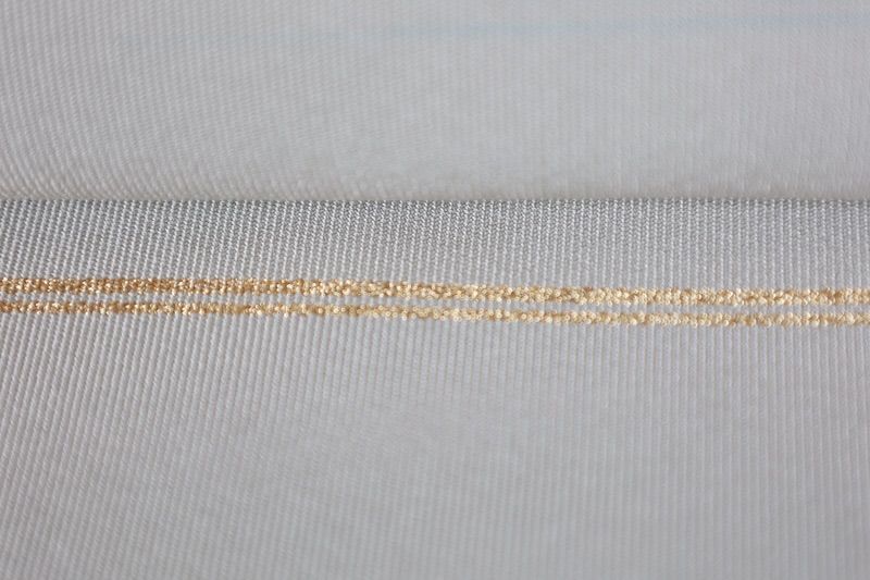 爪かき本綴名古屋帯　浅田綴　グレー　藍　薄紫　薄ピンク　アンデス山A 爪かき本綴名古屋帯 浅田綴 グレー 藍 薄紫 薄ピンク アンデス山A