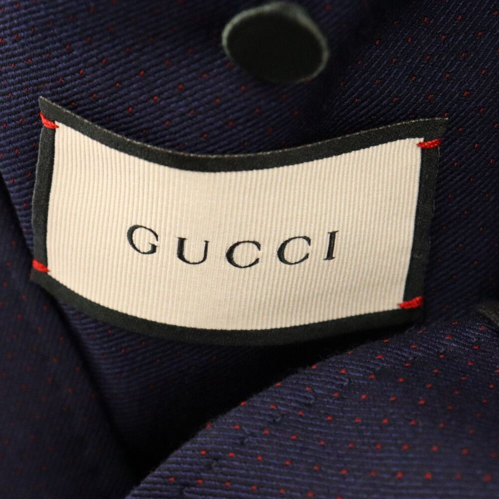 GUCCI (グッチ) ドット柄 シングル セットアップスーツ