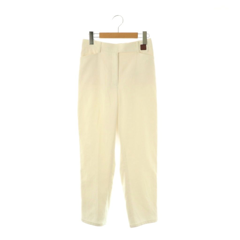 モラビト ブラン MORABITO BLANC リネン混レザーパッチ