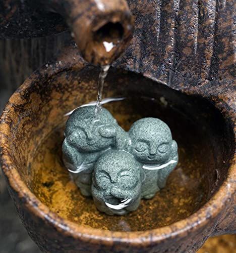 御影石の可愛らしいお地蔵様 迅速発送】WOWTAC お地蔵さんセット癒し可愛い小型置物祈りお地蔵様