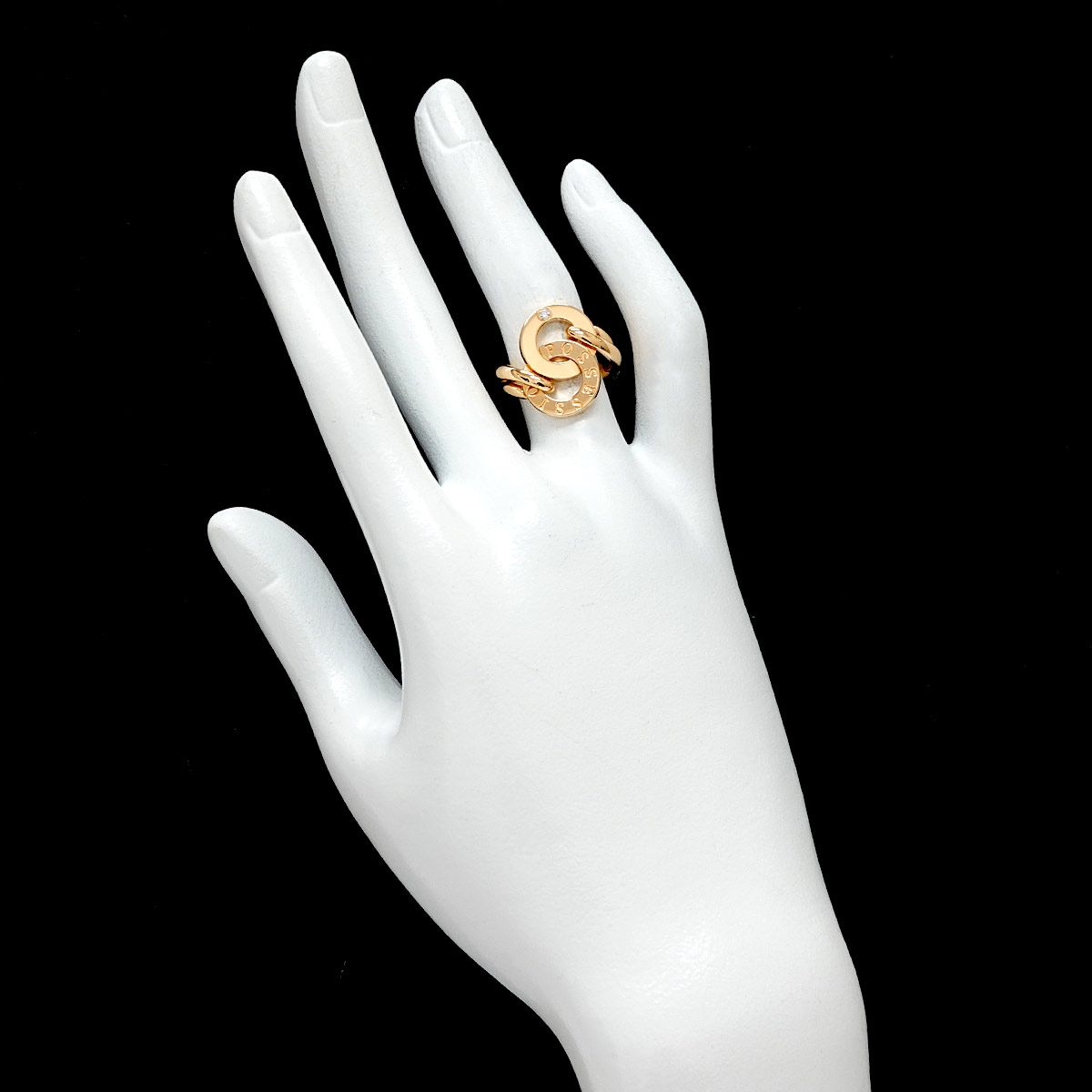 ピアジェ PIAGET ポセション ロゴ #52 リング ダイヤ K18 YG イエローゴールド 750 指輪 Possession Ring  90254837 - メルカリ