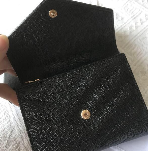 新品・未使用品❣️YSL サンローラン ミニ財布 三つ折り財布 ゴールド 