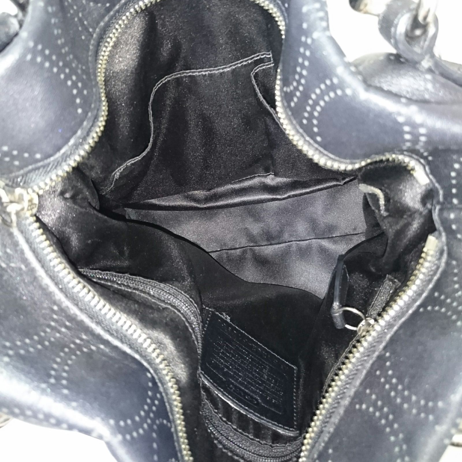 COACH コーチ パンチングレザー ショルダーバッグ 中古美品 1568 