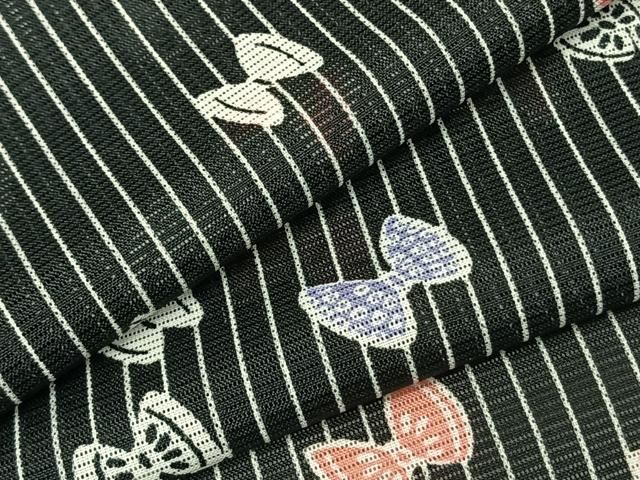 平和屋着物＊夏物 男性 小紋 紗 霞文 洗える着物 AABA5701sx 平和屋着物 