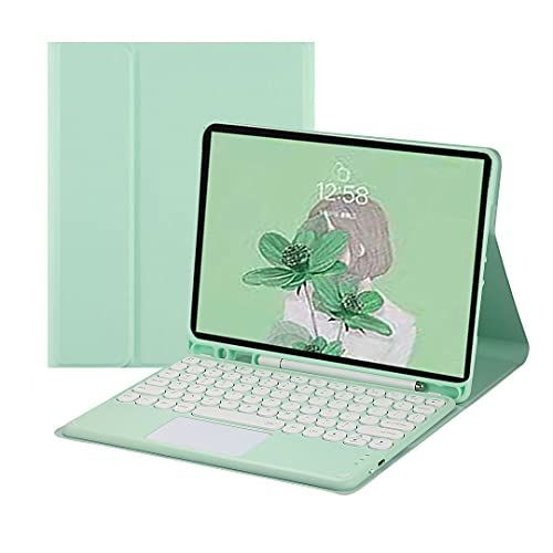 iPad Pro12.9 2022/2021/2020/2018_ミントグリーン iPad Pro12.9キーボードケース iPad Pro12.9 2022第六世代/2021第五世代/2020第四世代/2018第三世代 通用Blueoothキーボードカバー