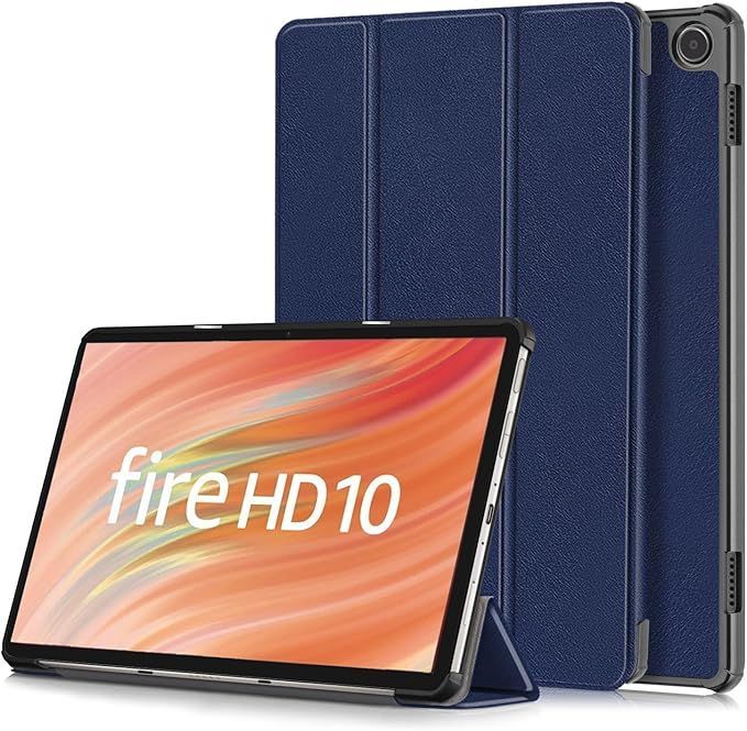 【在庫処分】【2023年発売】Fire HD 10 2023 用 ケース カバー 保護ケース タブレットケース【NOUKAJU】 Fire HD 10 第13世代 タブレット収納ケース オートスリープ機能 軽量 薄型 耐衝撃 傷つけ防止 ス