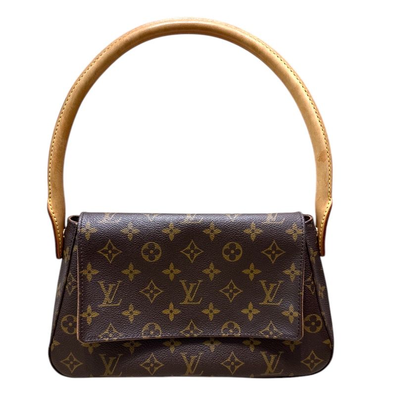 ルイ ヴィトン LOUIS VUITTON ミニ ルーピング M51147 モノグラム PVC|レザー レディース ハンドバッグ
