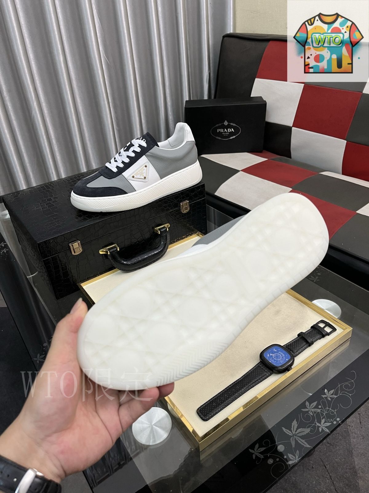Pradaプラダ クラシック カジュアル シューズ03-ZX45 - メルカリ