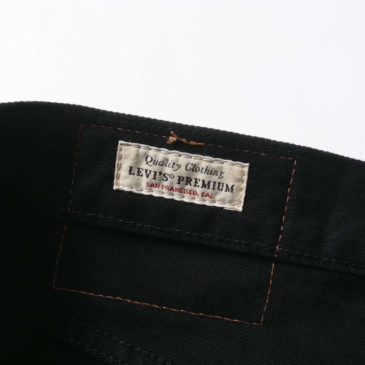 美品 Levis リーバイス デニム パンツ サイズ:31×32 PREMIUM 501Big E 後染めブラック デニムパンツ 00501-0165 ブラック 黒 ボトムス ジーンズ ジーパン【メンズ】