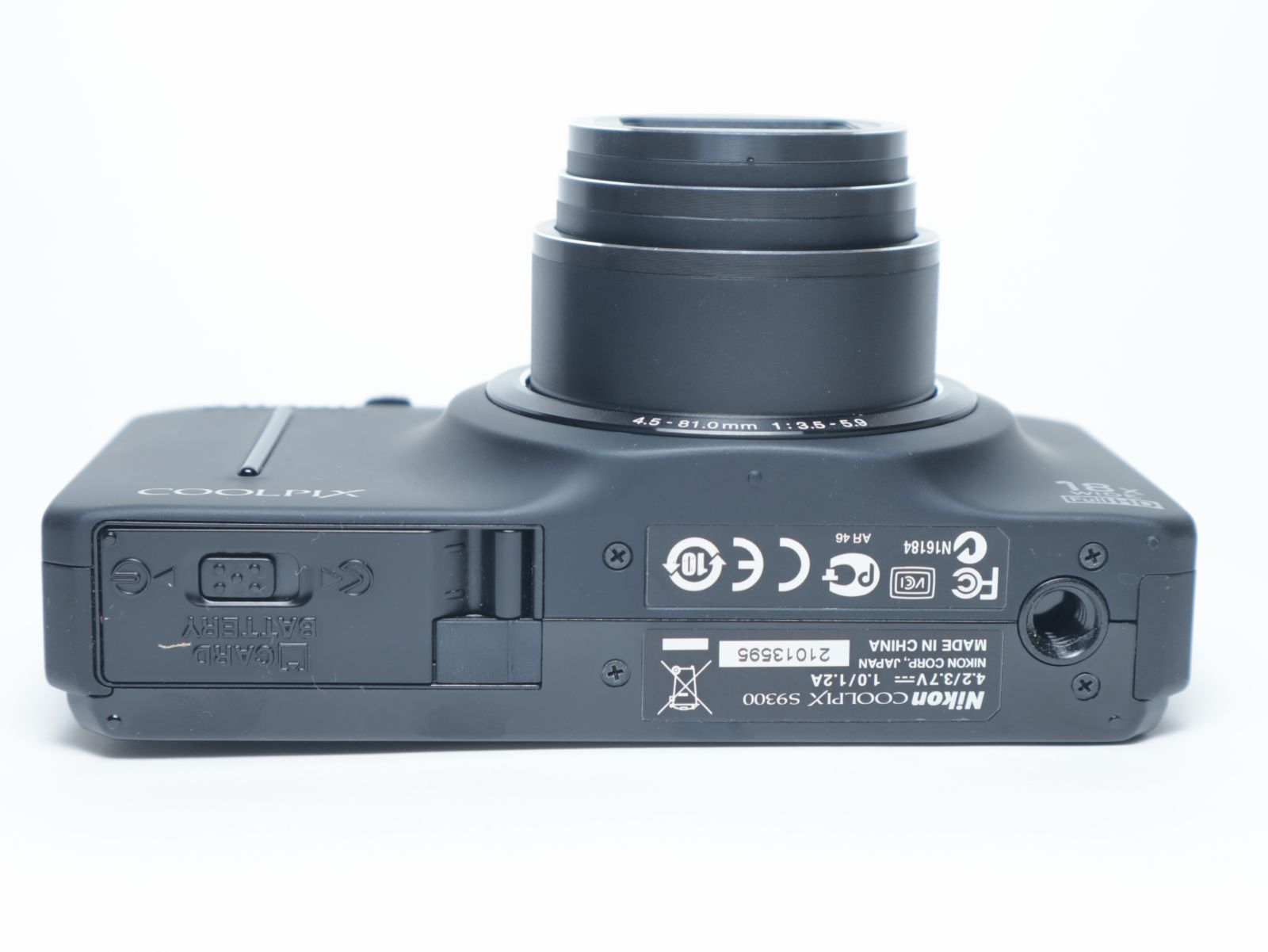 1035□美品□ Nikonニコン Nikon COOLPIX S9300 ノーブルブラック 