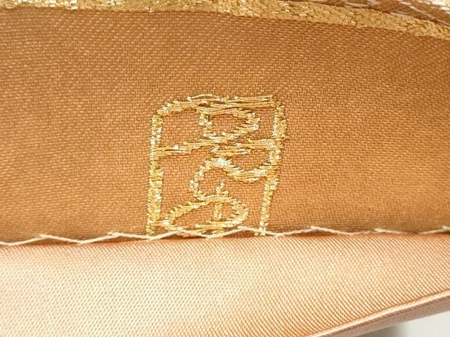 平和屋着物○西陣の名門 加納幸謹製 六通柄袋帯 唐織 舞花文 金糸 正絹