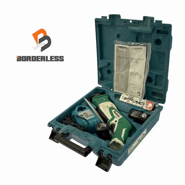makita マキタ 10.8V 充電式レシプロソー JR101DWG バッテリー2個 10.8V 1.3Ah 充電器 ケース付 セーバーソー 107591