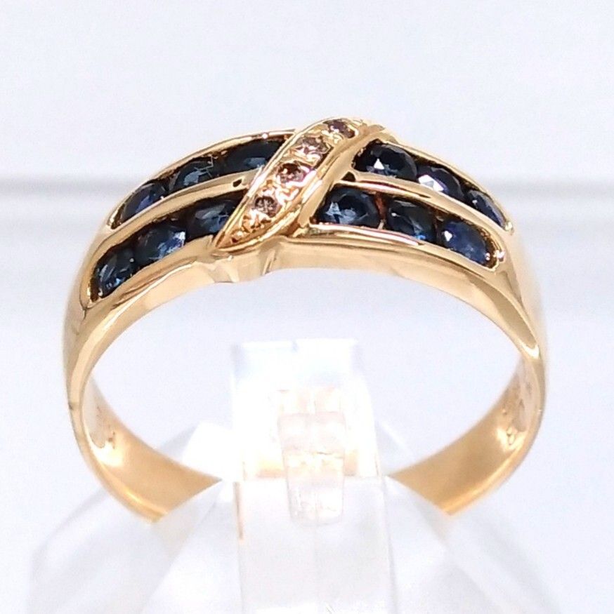 新品仕上げ済/ソーティング付】 K18 天然ブルーサファイア 0.82ct 天然