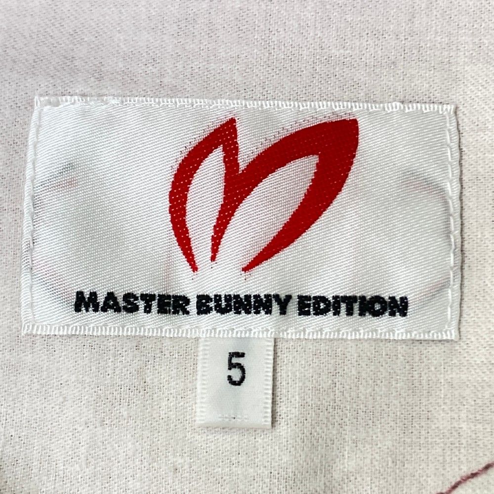 サイズ：5 MASTER BUNNY EDITION マスターバニーエディション  ストレッチパンツ グレンチェック柄 ピンク系 [240101452889] ゴルフウェア メンズ ストスト サイズ：5 MASTER BUNNY EDITION マスターバニーエディション