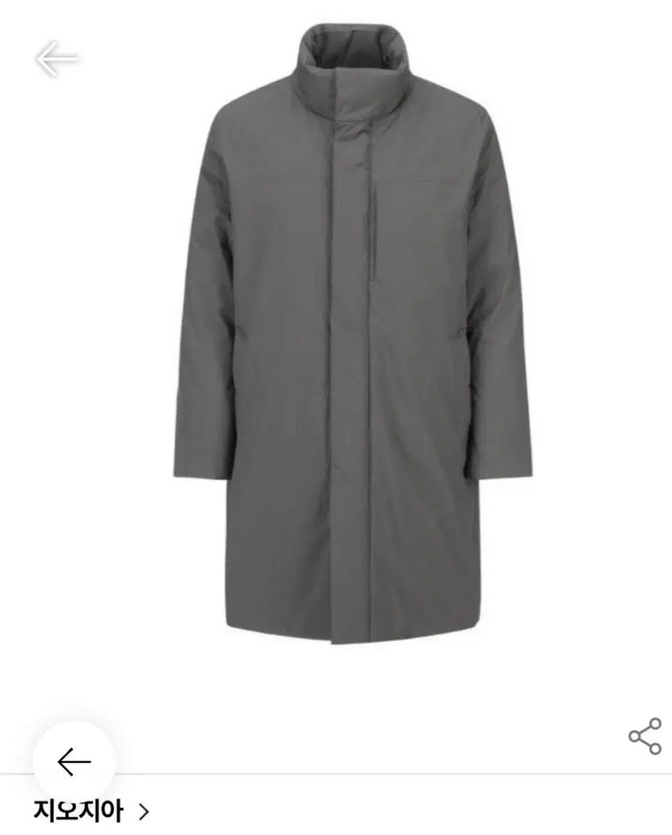 ジオジア グースダウン パディングコート