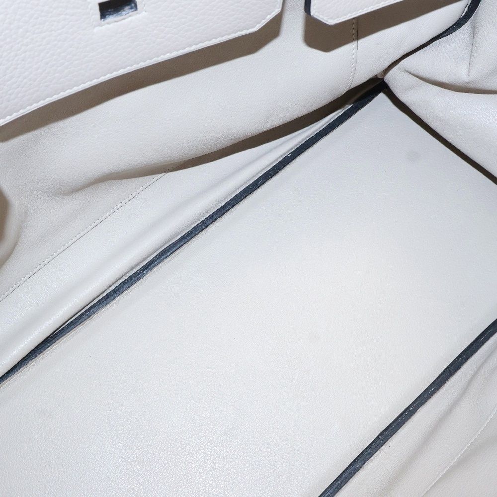 HERMES (エルメス) バーキン 40 トゴ ベージュー シルバー金具 □C刻印  