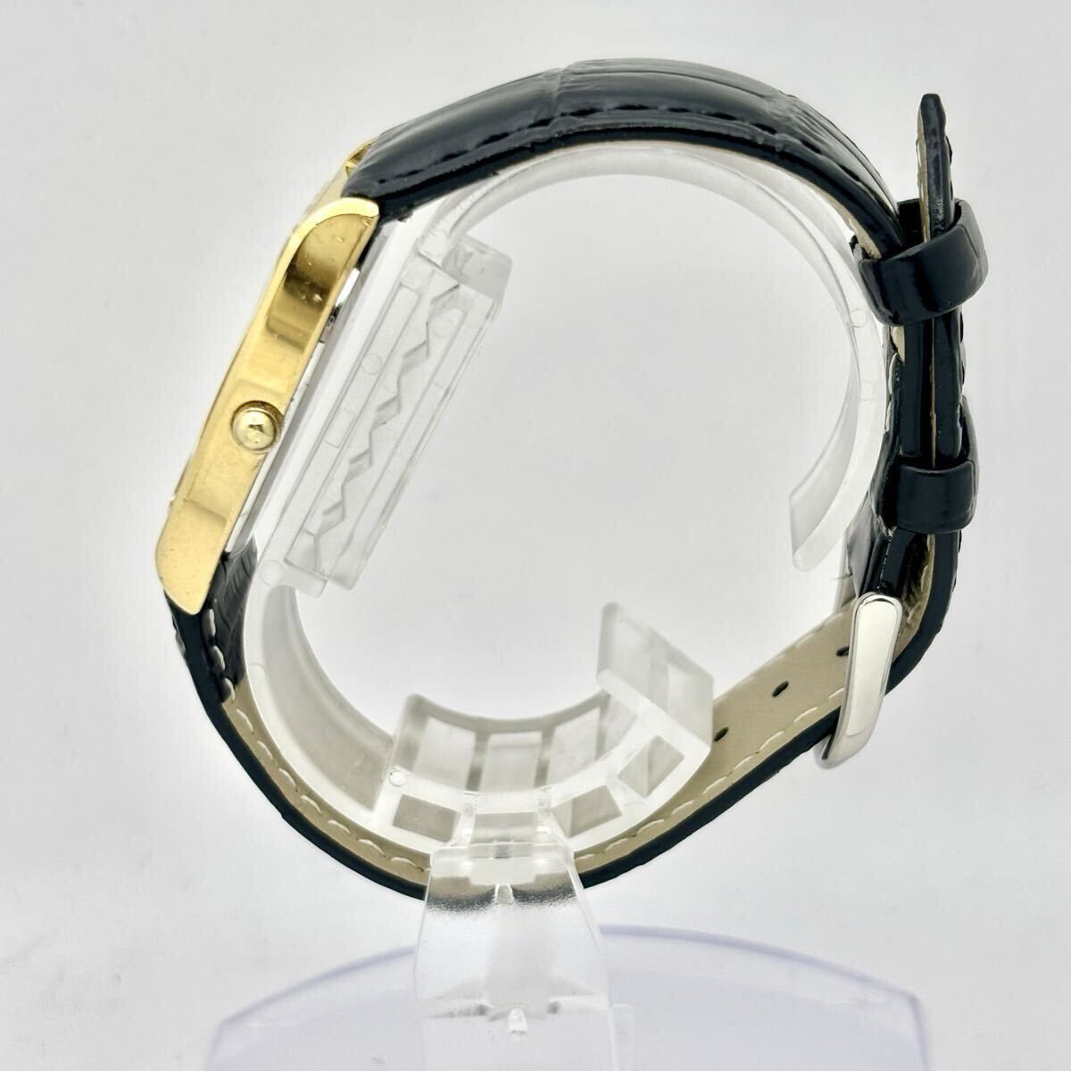 電池 SEIKO セイコー メンズ 腕時計 ゴールド レクタンギュラー 7830-5040 892759 ベルト