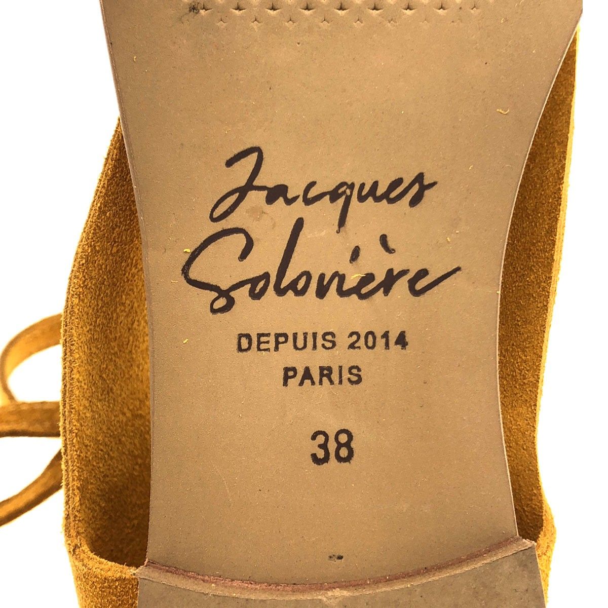 チイサイホウノトビウオ ジャックソロヴィエール スエードレースアップ Jacques Soloviere ジャック ソロヴィエール Open Toe Sandals
