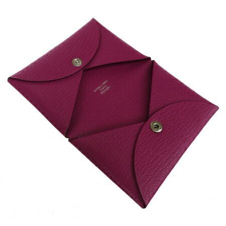 中古】 美品 エルメス HERMES カルヴィ カードケース 名刺入れ パス