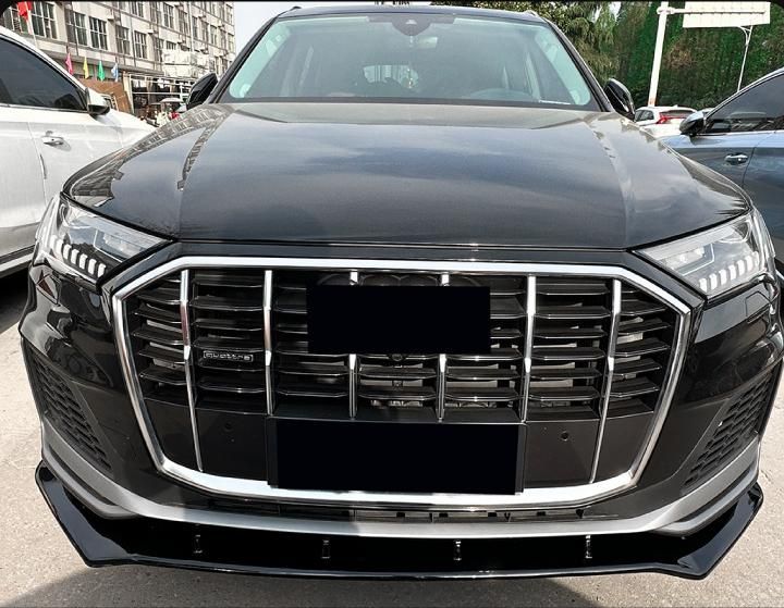 アウディ Q7 Sline 20-23 一体式 フロントリップスポイラー エアロカスタム 外装パーツ
