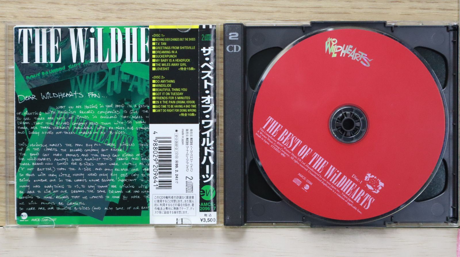 国内盤CD☆ザ・ワイルドハーツ/The Wildhearts□ ザ・ベスト