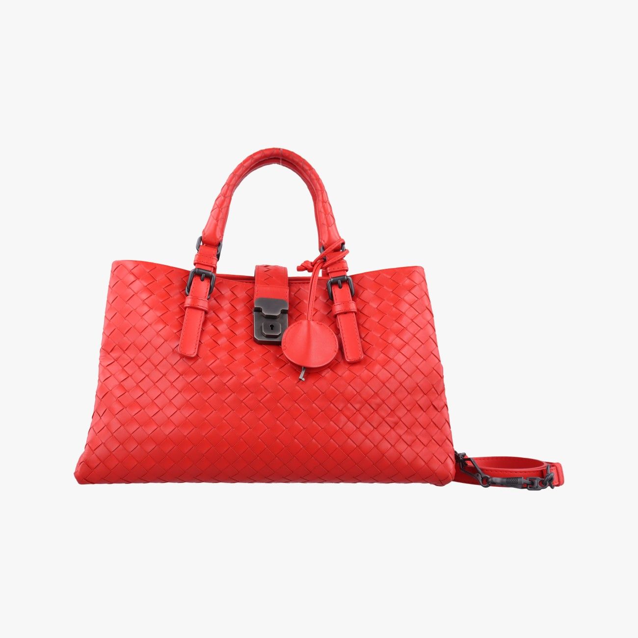 ボッテガヴェネタBottega Venetaローマ イントレチャートレッド
