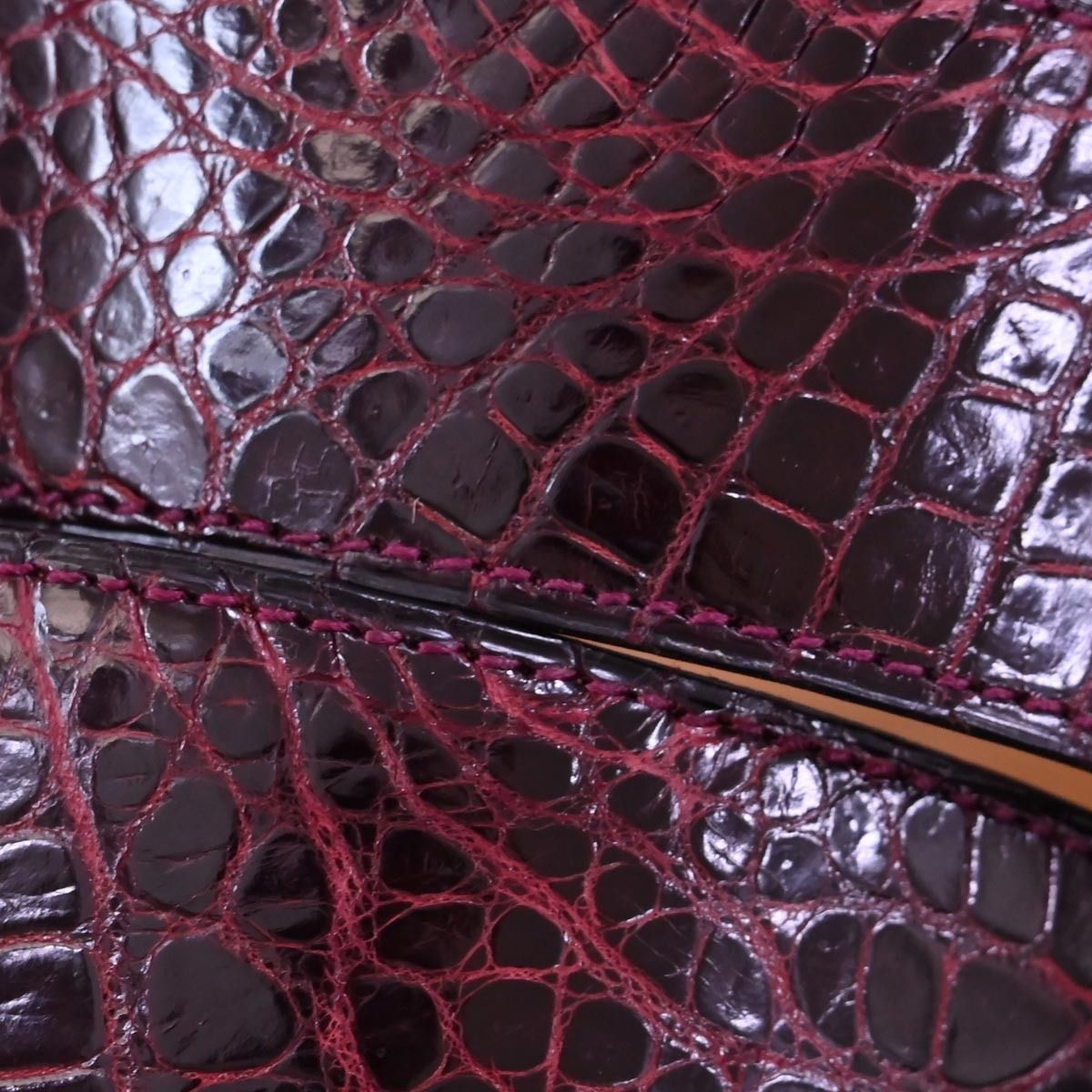 本物 極上品 エルメス 極希少 40mm幅 最高級クロコダイルレザーベルト  