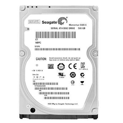 Seagate Moment 500GB ST9500325AS 8MB Cache 5400RPM SATA II 2.5