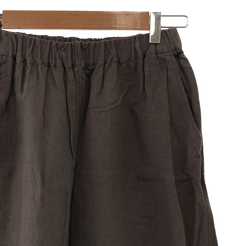 JURGEN LEHL / ヨーガンレール | コットン リネン ワイドパンツ | M