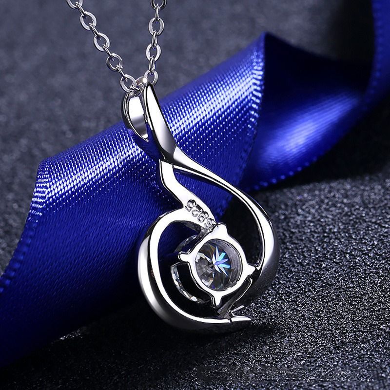 モアサナイト　ネックレス　15ct 16mm　ペンダント　SV925　特大 モアッサナイト ネックレス ペンダント 1ct シルバー925