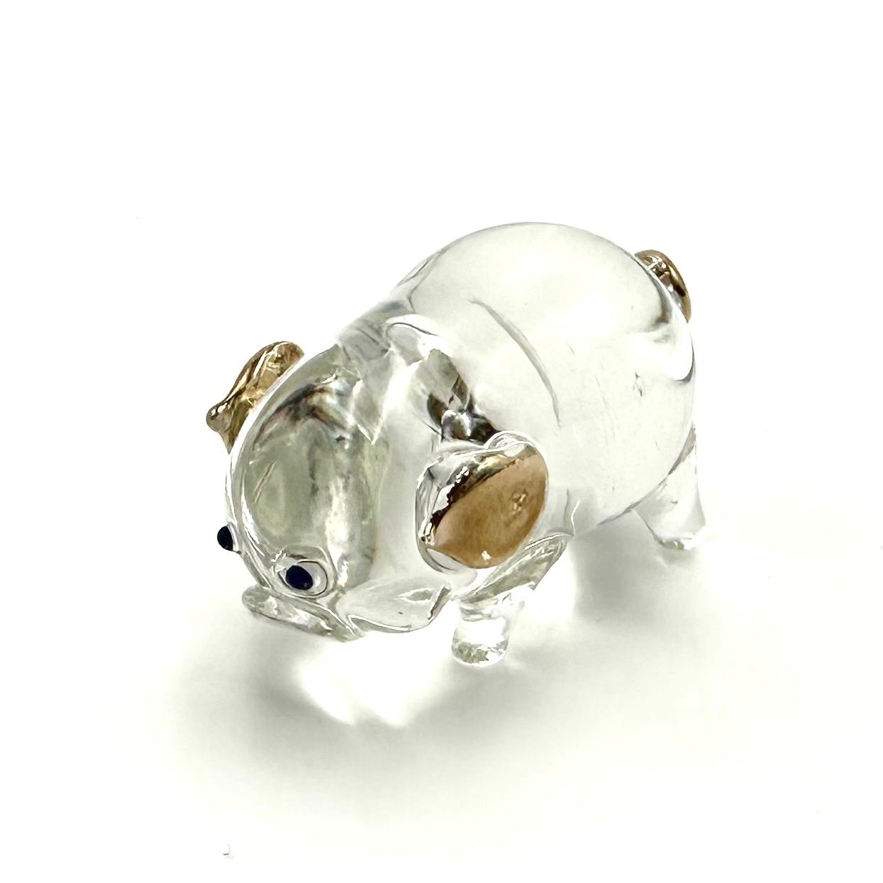 【超希少＆干支限定】スワロフスキー ぶた　飾り　美品 美品】SWAROVSKI スワロフスキー風 ブタ 置物 クリスタル 飾り