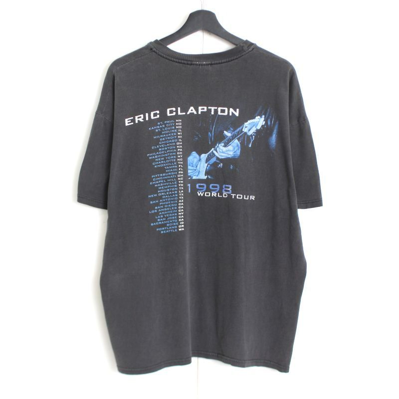 90s vintage エリッククラプトン Eric Clapton Hanes バンドTシャツ