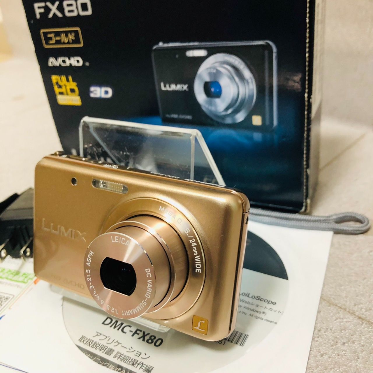 実写✅　【動作品】 LUMIX DMC-FX80 ロイヤルゴールド　デジカメ パナソニック LUMIX DMC-FX80-N [ロイヤルゴールド] 価格比較 - 価格.com