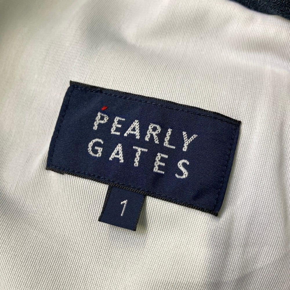サイズ：1 PEARLY GATES パーリーゲイツ 2023年モデル ストレッチスカート 総柄 ネイビー系 [240101462301] ゴルフウェア レディース ストスト サイズ：1 PEARLY GATES パーリーゲイツ 2023年モデル