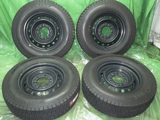 【中古】DUNLOP ハイエース純正 15インチ ダンロップ ウィンターマックス