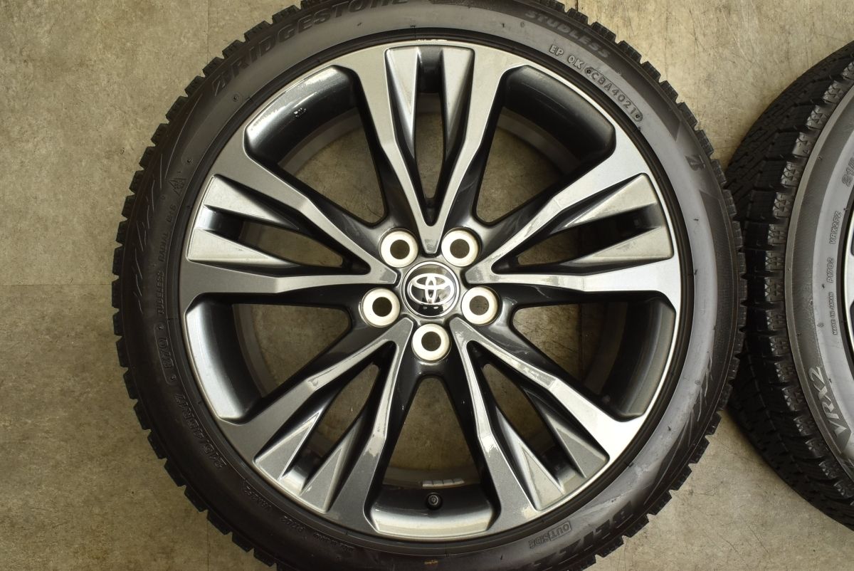 程度良好品 トヨタ カローラツーリング W×B 純正 17in 7.5J 50 PCD100 ブリヂストン ブリザック VRX2 215 45R17 30 50 プリウス