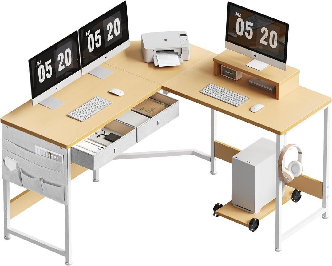 l字デスク 机 125cm x 125cm パソコンデスク つくえ