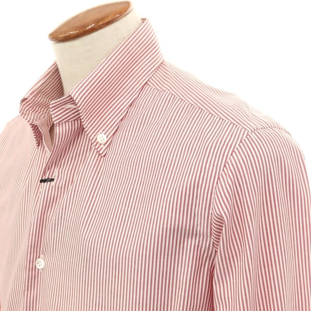 新品】バルバ BARBA CULTO コットン ストライプ ボタンダウン 新品】バルバ BARBA CULTO コットン ストライプ ボタンダウン