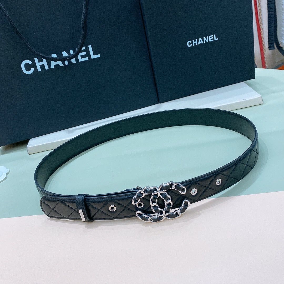 今日特価】Chanel シャネル レザーベルト-3 - メルカリ