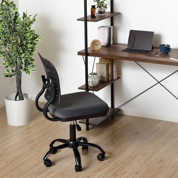 コンフィ オフィスチェア グレーブラック 組立式