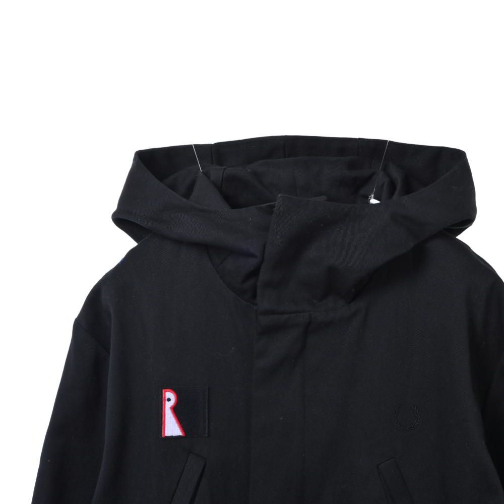 RAF SIMONS × FRED PERRY バックプリント モッズコート - メルカリ