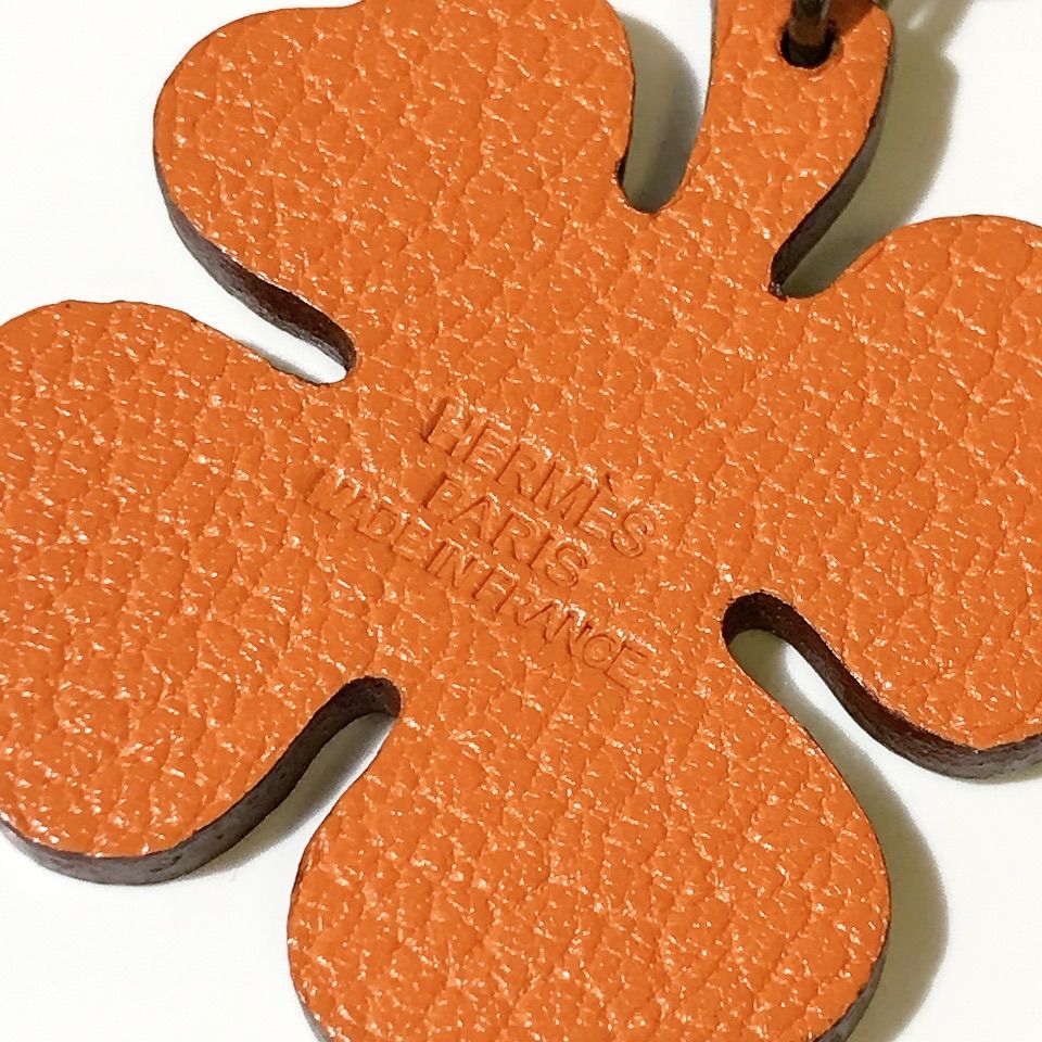 HERMES エルメス　クローバー　チャーム　キーホルダー HERMES - 【おか様】 HERMES エルメス クローバー チャーム