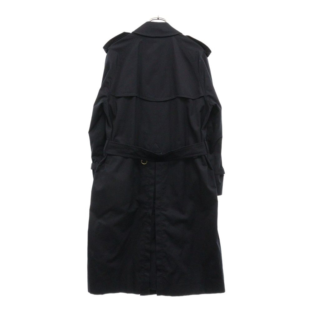 BURBERRY (バーバリー) チェック裏地 トレンチコート ネイビー 105