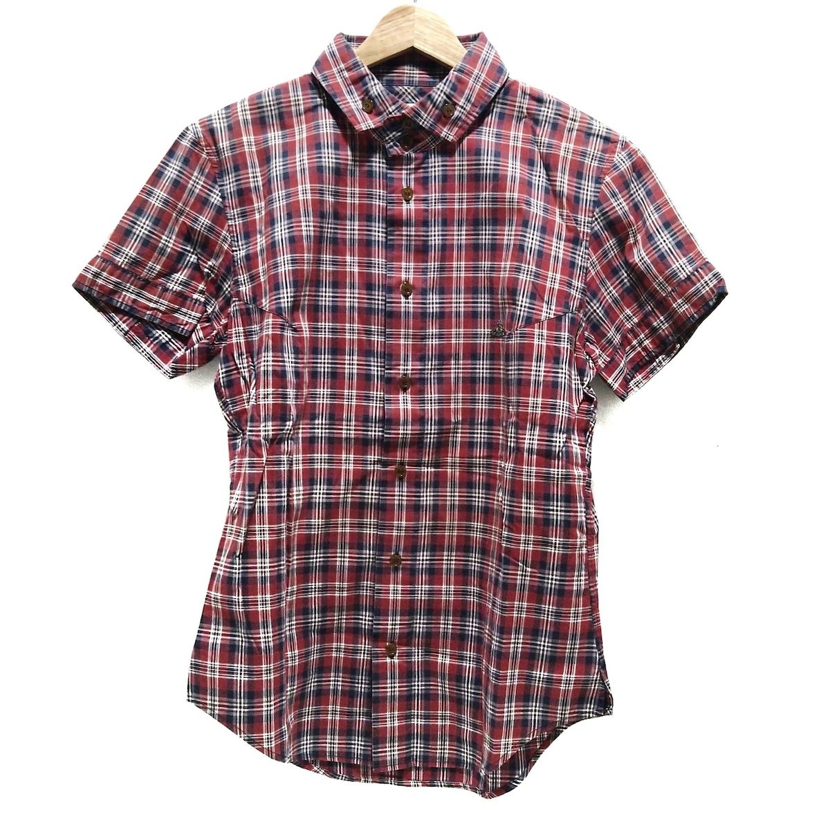 新品Vivienne Westwood MAN 半袖シャツ ブラック 44 Vivienne Westwood MAN(ヴィヴィアンウエストウッドマン) 半袖