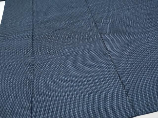 平和屋本店□極上 男性 お召 アンサンブル 100亀甲 キングサイズ 逸品