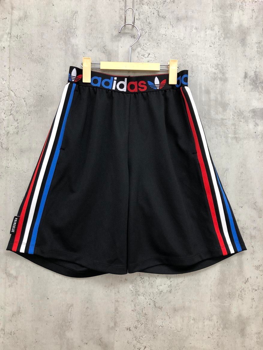 adidas アディダス　フランス代表　トリコロールハーフパンツ　L 90s adidas - 90s 90年代 adidas トレフォイル トリコロールカラー